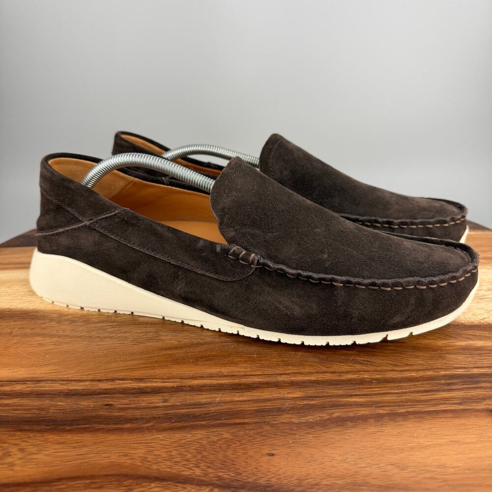 Olukai KA’A Loafer Mens Size 12 (EU 45) Brown Leather Suede Slip On Casual Shoes